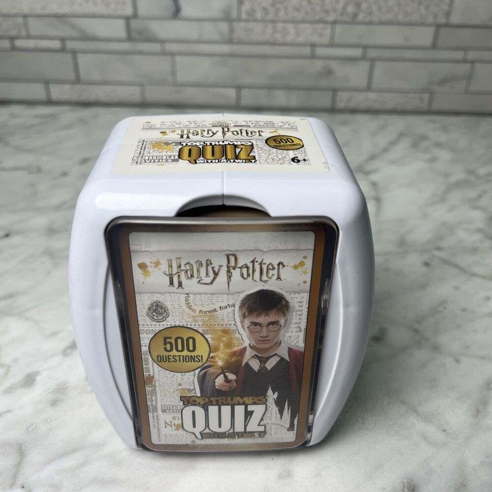 Harry Potter Top Trumps Quiz with a Twist Card Game Ages 6+ 2020 Complete 500?'s